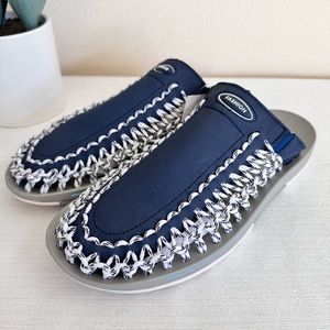 New Fashion Dark Blue Comfort Mules Unisex EU40 US9